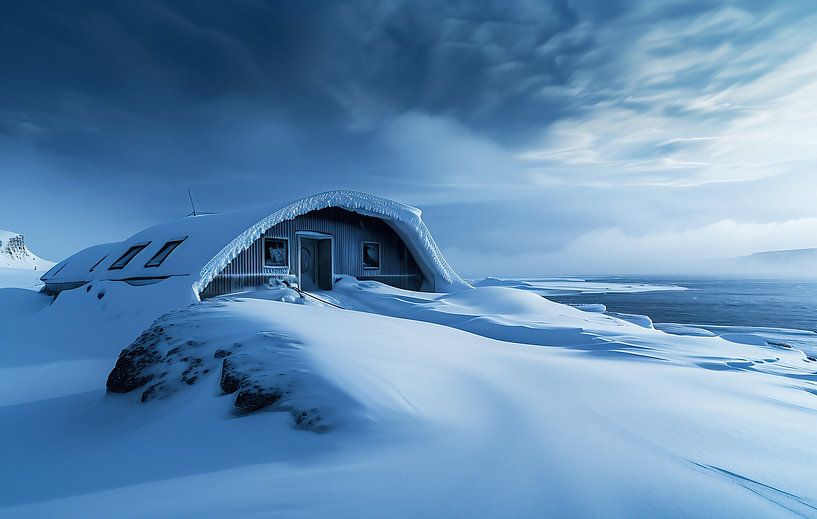 Winterlandschaft von fernlichtsicht