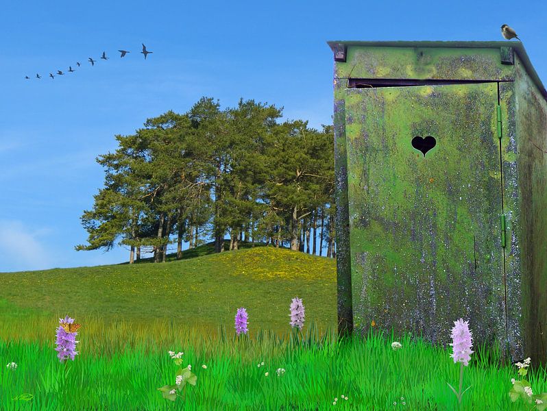 Outdoor toilet by Norbert Hergl