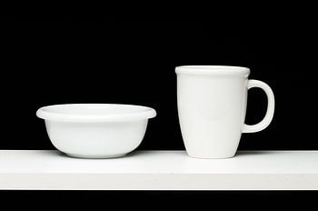 Weiß Schwarz mit Kurven