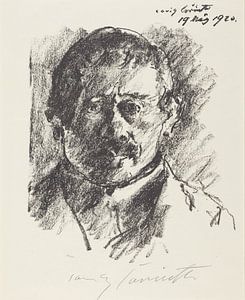 Lovis Corinth - Autoportrait, 1920