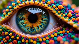 Radiant pupil by Jean Pierre