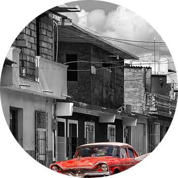 Vintage Auto Havana Cuba Klassieke Auto Kleurensleutel van Carina Buchspies