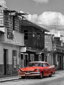 Vintage Car Havana Cuba Classic Car Color Key