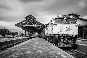 treinstation op Java, Indonesië
