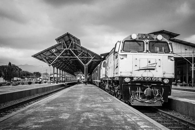 Railway station in Java, Indonesia by Jeroen Langeveld, MrLangeveldPhoto