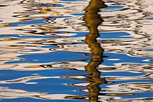 Reflectie in het water