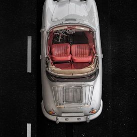 Porsche 356 Speedster oldtimer on the road van Mike Maes