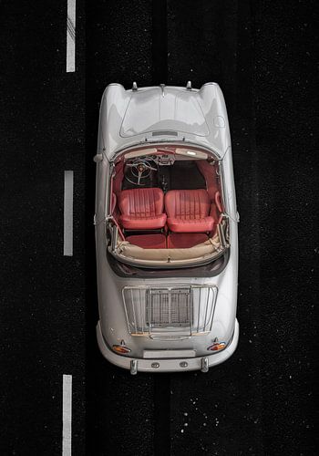 Porsche 356 Speedster oldtimer on the road