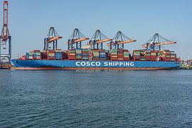 Cosco Shipping Capricorn Containerschiff. von Jaap van den Berg