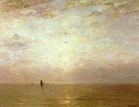 Zonsondergang, Hendrik Willem Mesdag (gezien bij vtwonen)