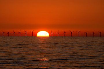 Zonsondergang van Corine Harkes