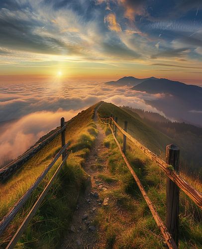 Lichtgevende uitgestrektheid: avondmagie