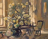 Chrysanthemums in a vase