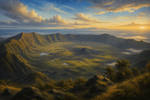 Tambora-Caldera, Sumbawa, Indonesien