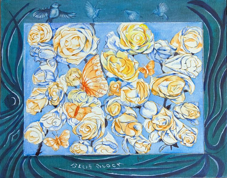 Blue Bloom by Jacek Maria