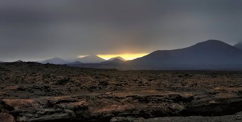 First light at Timanfaya