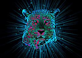 Der Cyberleopard Nexus von DJF by Dean Jayson Freeman Art | Level Up your Home