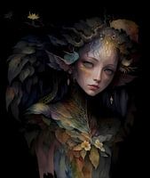 Herbstliche Waldelfe