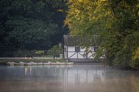 Boothuisje in park van Brasschaat