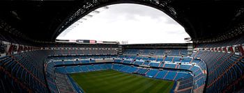 Stadion van Real Madrid in panorama