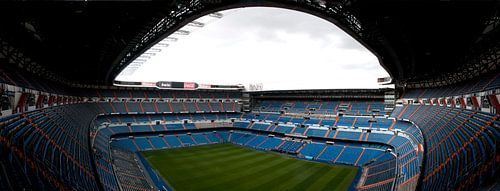 Stadion van Real Madrid in panorama