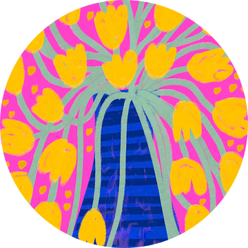 Gele tulpen van Treechild