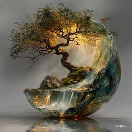 Nature in glass by Gelissen Artworks