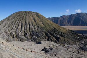 Blick auf den Vulkan Bromo von Jeroen Meeuwsen