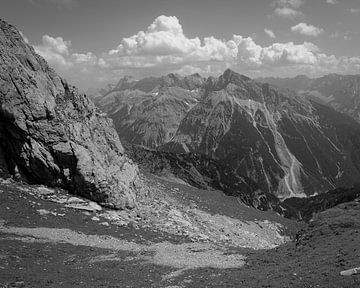 Gebirge Schwarzweiß von Schwarzkopf-Photoart
