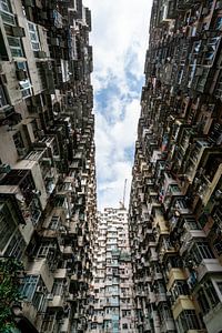 Blocs résidentiels dans le centre de Hong Kong sur Mickéle Godderis