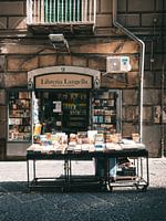 Italian bookshop in the historic centre of Naples