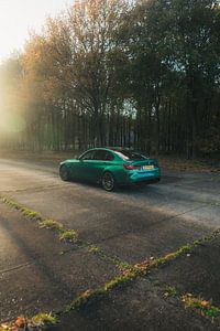 BMW M3 G80 Vliegveld Simplistisch Symmetrie