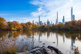 New Yorker Skyline vom Central Park aus von Tim Vlielander
