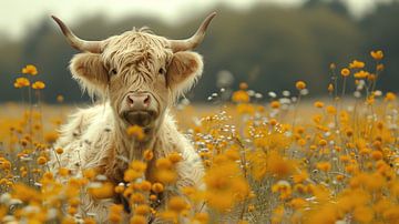 Scottish Highlanders : en fleurs sur ByNoukk