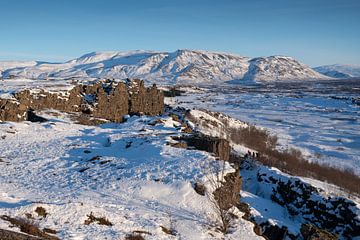 Thingvellir Nationaal Park, IJsland, Europa van Alexander Ludwig