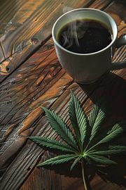 Café &amp ; Cannabis sur Poster Art Shop