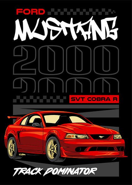 Ford Mustang SVT Cobra R Car by Adam Khabibi