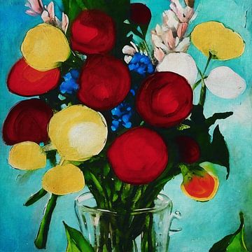 Still life of flowers 8 by Jan Keteleer