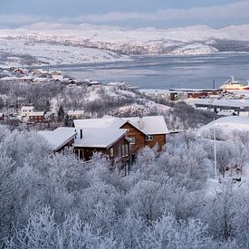 Panorama Kirkenes Hurtigruten van Peter Moerman