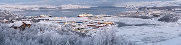 Panorama Kirkenes Hurtigruten van Peter Moerman