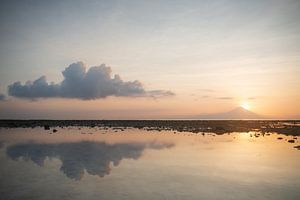 Sonnenuntergang Gunung Agung von gili Trawangan