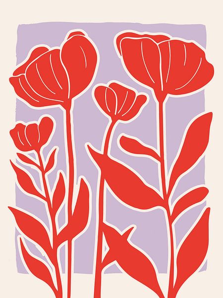 Spring Flowers 04 von Malou Studio