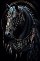 Horse Dreamcatcher Indian Power Animal