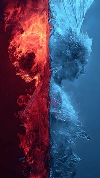 Female facial half by MNS Designs