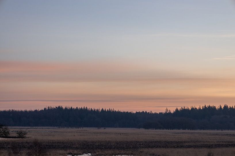 Beautiful sunrise on the moors by Lieneke Holst