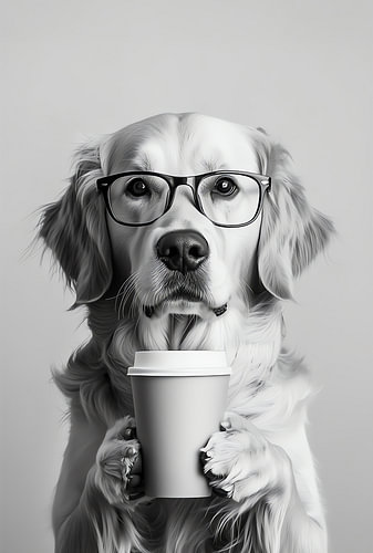 Iced Coffee Dog