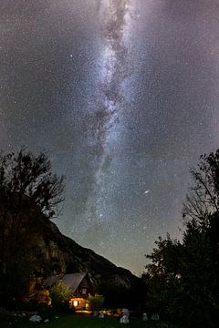 Voie lactée au-dessus du parc national du Triglav sur Denis Feiner