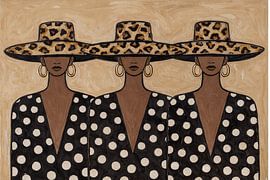 Leopard-print trio by BS