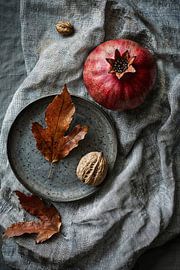 Nature morte verticale de fruits frais sur Ariadna de Raadt-Goldberg