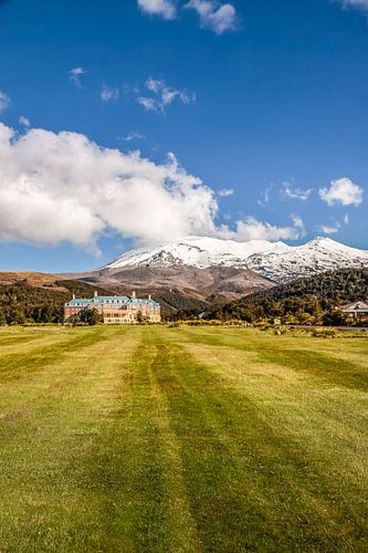 Hotel Chateau Tongariro in Tongariro National Park, Nieuw-Zeeland